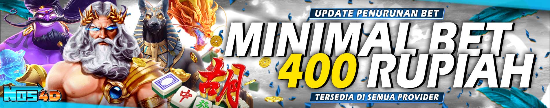 Slot Minimal Bet 400 Perak Berlaku Di Semua Provider Slot